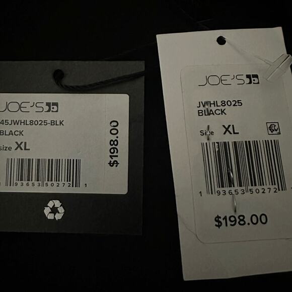 Joe’s Jeans Faux Leather Vegan Korey Leggings Black Size XL Elastic Waist - Picture 4 of 11